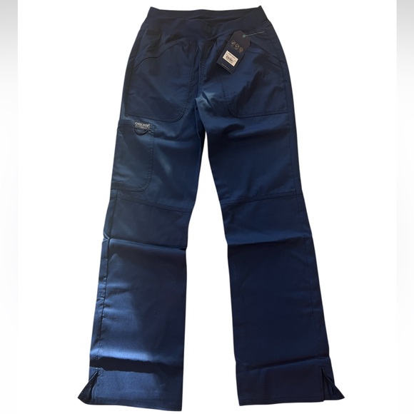 Cherokee Workwear Revolution WW110 Navy Scrub Pants XS NWT Modern Classic - Picture 2 of 7